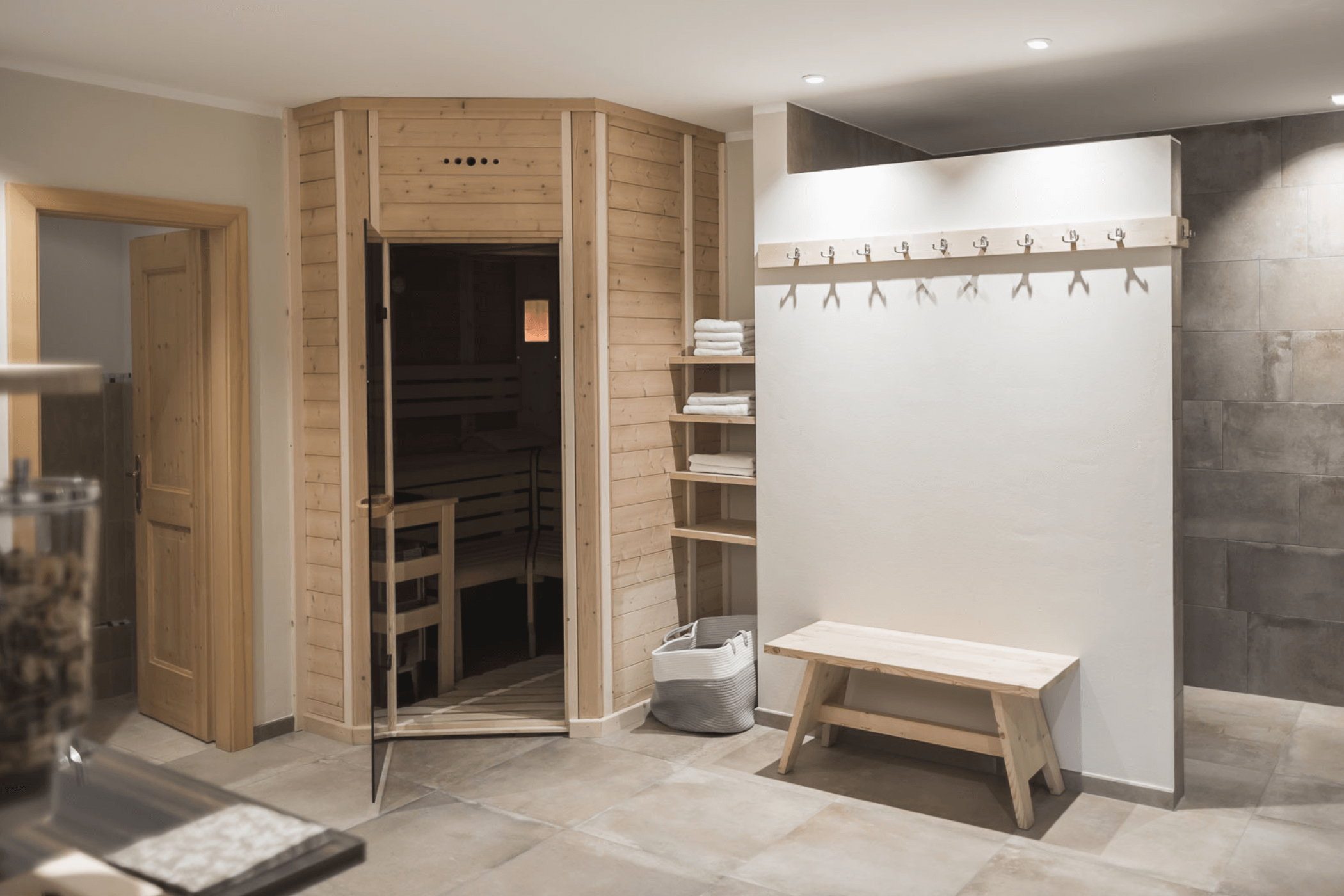 Centro benessere con sauna
